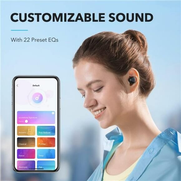 Wireless Bluetooth Earbuds Noise Canceling Long Battery Waterproof with Mic - Picture 2 of 7